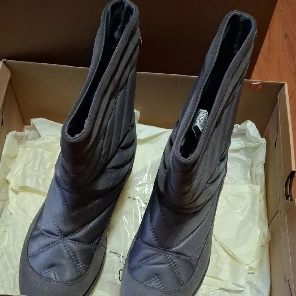 UGG Dark Gray Quilted Women's Boots